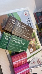 Challenger Phonics Fun Learning Set DVDs Books Cards Readers Incomplete Some New