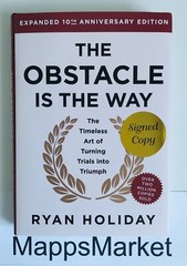 SIGNED The Obstacle is the Way Expanded 10th Anniversary Edition by RYAN HOLIDAY