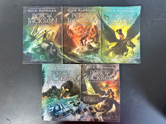 Percy Jackson and the Olympians Rick Riordan COMPLETE set PPB