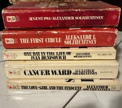 Lot 5 PB Aleksandr Solzhenitsyn The First Circle, August 1914 Bantam …..