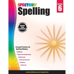 Spectrum Spelling Workbook Grade 6, Ages 11 to 12, Grade 6 Spelling, Handwri…