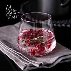Over&Back 17Oz Modern Glassware – Set of 4 Contemporary Stemless Drinking Glasse