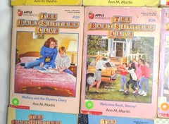 Vintage Babysitter Club Paperback Books Lot Of 13 Ann Martin Apple Fiction