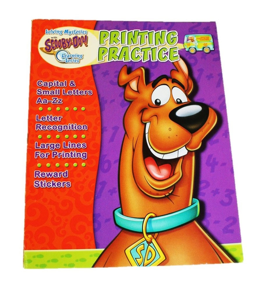 Scooby Workbooks w/Stickers – Printing Practice