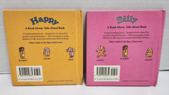 Lot of 4 HC How I Feel Books Marcia Leonard Angry Happy Scared Silly Bantam 1988