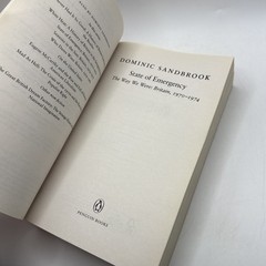 State of Emergency: Britain, 1970-1974 by Dominic Sandbrook (English) Paperback