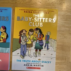 5 Lot Baby-Sitters Club 1-3 by Raina Telgemeier 8 by Gale Galligan & 9 G.Epstein