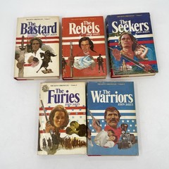 Lot of 5 John Jakes Kent Chronicles Books 1-4 and 6 HC DJ BCE Doubleday 1970s