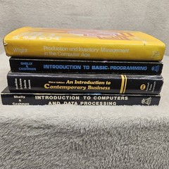 Vintage Computer & Business Books 70s 80s Programming Data Processing Managment