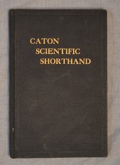Caton Scientific Shorthand Book VTG Stenography 1922 Scientific Publishing