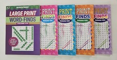5 New Large Print Word-Finds Puzzle Books Kappa Games Vol #431-474 ~ Search,Hunt