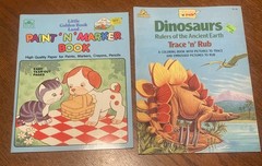 Vintage Lot Of 9 Color/Activity, Paint N Marker/Water, Sticker Fun 70-80s UNUSED