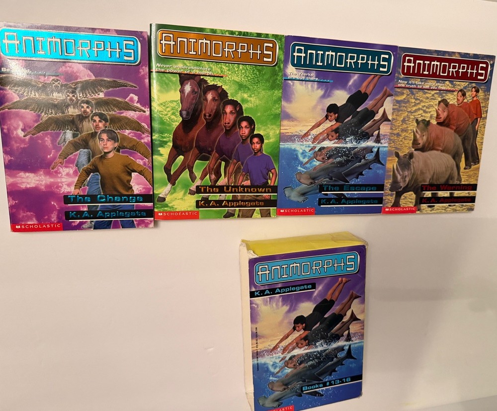 Animorphs Books #13-16 Box Set by K.A. Applegate (Scholastic, Paperback)