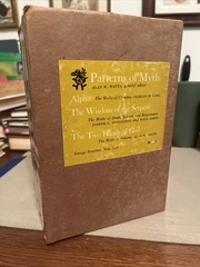 Patterns of Myth 3 Volume Set, Alan W. Watts (Editor) 1963 HC First Printing