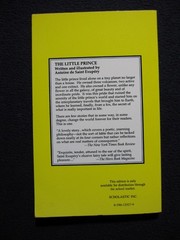 The Little Prince [Paperbac]y Antoine De Saint Exupery