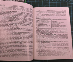 Vintage 1971 Football Rules & Case Books National Alliance NFHS High School