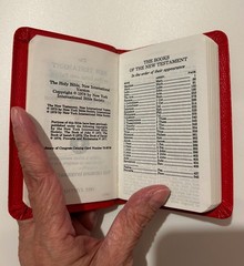 Brand New Gideons Vintage Pocket NIV Bible – New Testament Psalms Proverbs 1985