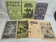 RARE LOT 7 Vintage Crypt of Cthulhu Horror Fanzines (1984–1990)