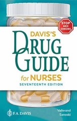 Davis’s Drug Guide for Nurses – Paperback – VERY GOOD