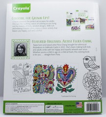 Hallmark Crayola FOLK ART ESCAPES Adult Coloring Book – 80 Pages – NEW!