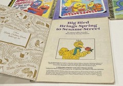 Lot Little Golden Book CTW Sesame Street Big Bird Elmo Grover Bunny Hop Oscar