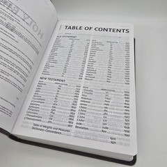 NIV Reference Bible Super Giant Print Zondervan Chocolate LeatherSoft EUC