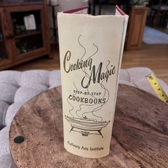 Cooking Magic Step by Step Cookbooks Culinary Arts Institute 12 in Binder 1950s