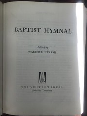 Baptist Hymnal Convention Press Hardcover Songbook 1956 Praise Worship Hymns