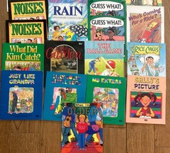 24 Kindergarten Emergent Reader Book Lot Rigby Literacy 2000 Level A-C Teacher