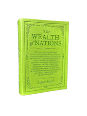 ❤THE WEALTH OF NATIONS by Adam Smith Faux Leather Flexi Bound Book NEW