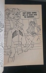 Vintage 1990 Mattel BARBIE Coloring Book A TRIP TO SANTA FE Golden # 1218-5 NOS