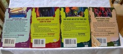 Goosebumps R.L. Stine Lot of 8 PB books Calling All Creeps! Go Eat Worms!