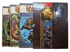Dungeons and Dragons 4th Edition Core Rulebook Collection D&D 4e w/Slipcase VG-