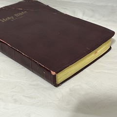 Holy Bible Concordance KJV Red Letter Edition 1973 Burgundy Word Aflame Press