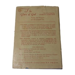 The Glory of God: Poems and Prayers for Devotional Use Book 1943 – SEE DESC