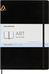 Moleskine Art Sketchbook, Hard Cover, A4 (8.25″ 21.59 x 2.1 x 29.85 cm, Zwart