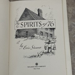 1973 1st Ed. THE SPIRITS OF ’76 Eric Sloane Hardcover DJ Bicentennial Inscribed