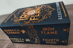 Iron Flame + Fourth wing by Rebecca Yarros Paperback 2 books set