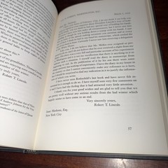 A Portrait of Abraham Lincoln in Letters by His Oldest Son Book 1968 Paul Angle