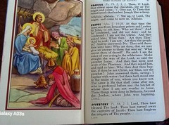 ANTIQUE CATHOLIC LATIN ENGLISH MISSAL; FINE BINDING; TLM BRIGHT GILT; CA.. 1962