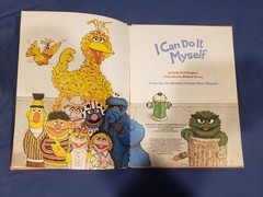 Vtg 1980 I Can Do It Myself Book Sesame Street Book Club Golden CTW Jim Henson