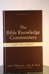 Bible Knowledge Commentary Old Testament John Walvoord Roy Zuck NIV Reference