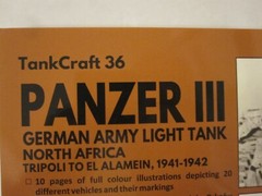 Panzer III, German Army Light Tank North Africa, Tripoli to El Alamein TC 36