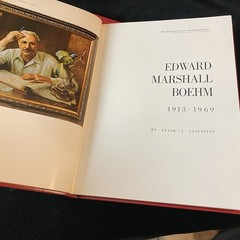 Signed Ltd Ed Edward Marshall Boehm 1913-1969 Book Slipcase Missing Medallion