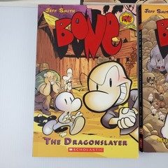 Jeff Smith Volumes 1-9 Bone Comic Series Graphix Scholastic Books Lot Graphic