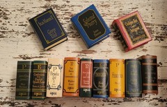 Del Prado Miniature Books Classics Library Your Choice Of Titles Leather Mini