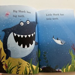 Step into Reading Ser.: Big Shark, Little Shark by Anna Membrino (2017, Trade…