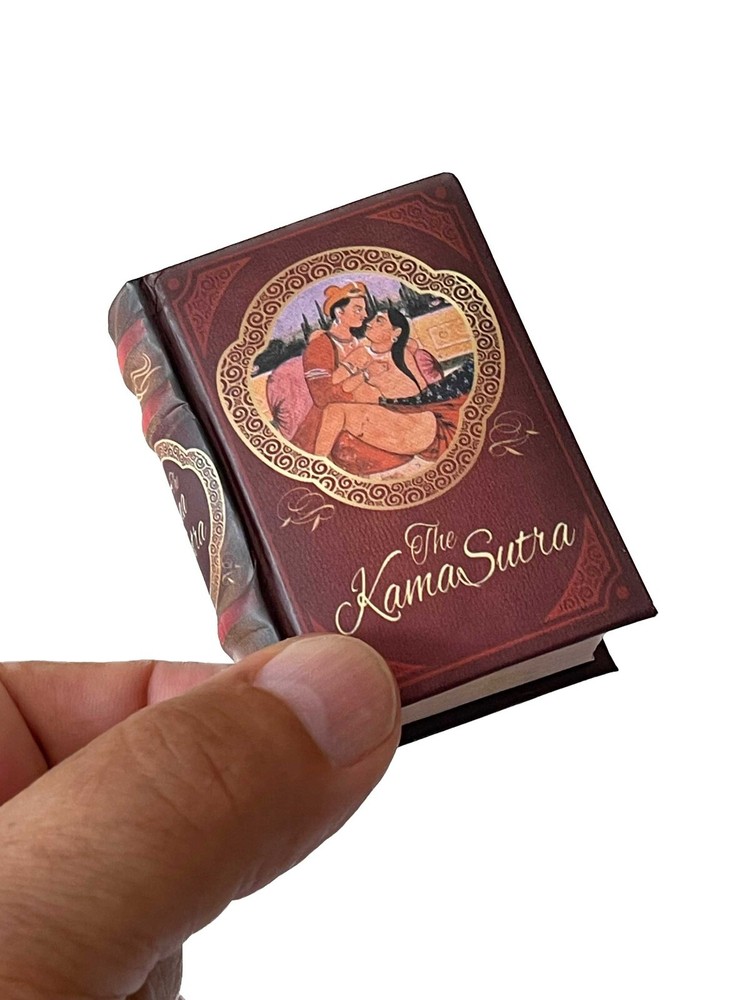 new 2022 miniature book 2.5″ The Kama Sutra illustrated color 439 pg Hardcover