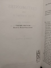 Testimonies for the Church : Volume 6 – Ellen G. White – 1948 – Hardcover