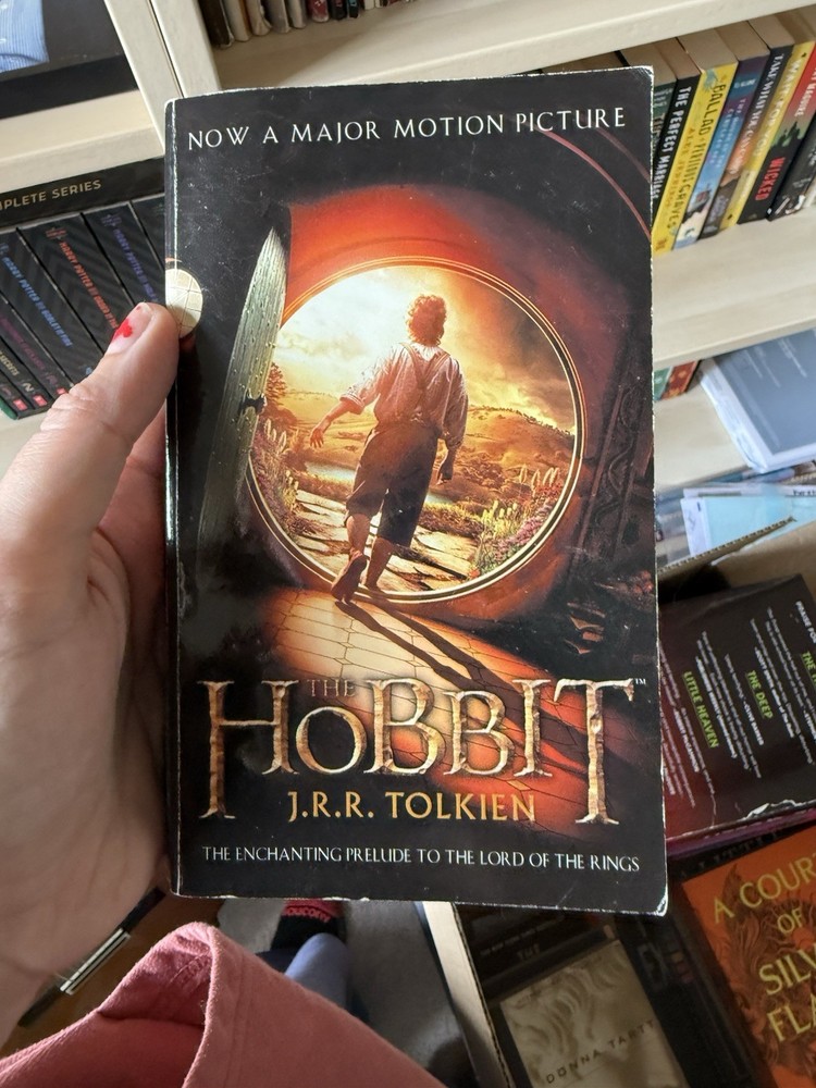 J.R.R. Tolkien The Hobbit Paperback Fantasy Fiction Film/TV Adaptation English
